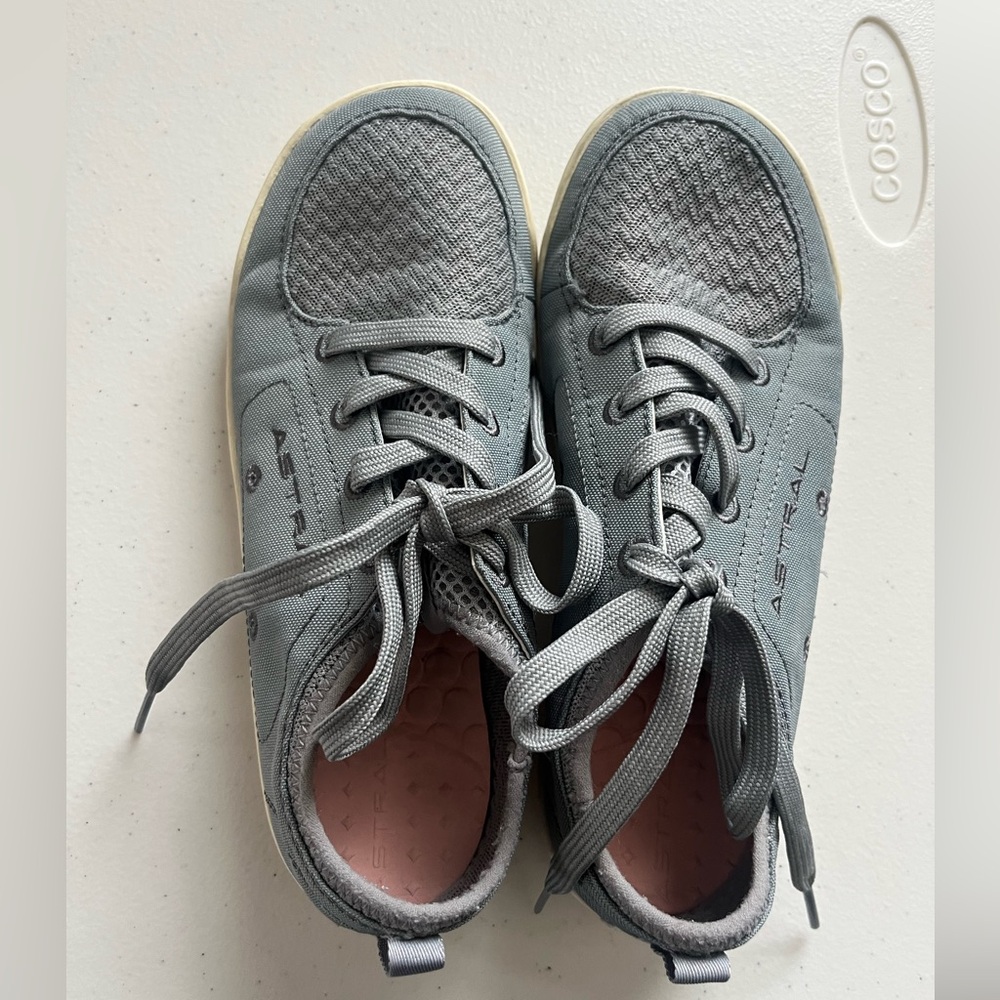 Astral Women's Lace-Up Sneakers in Light Gray